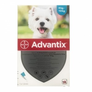 Bayer Advantix 100 Caini 4-10 kg, 1 pipeta